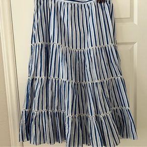 J.CREW BLUE SKIRT